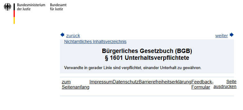 Supporting Family from Germany